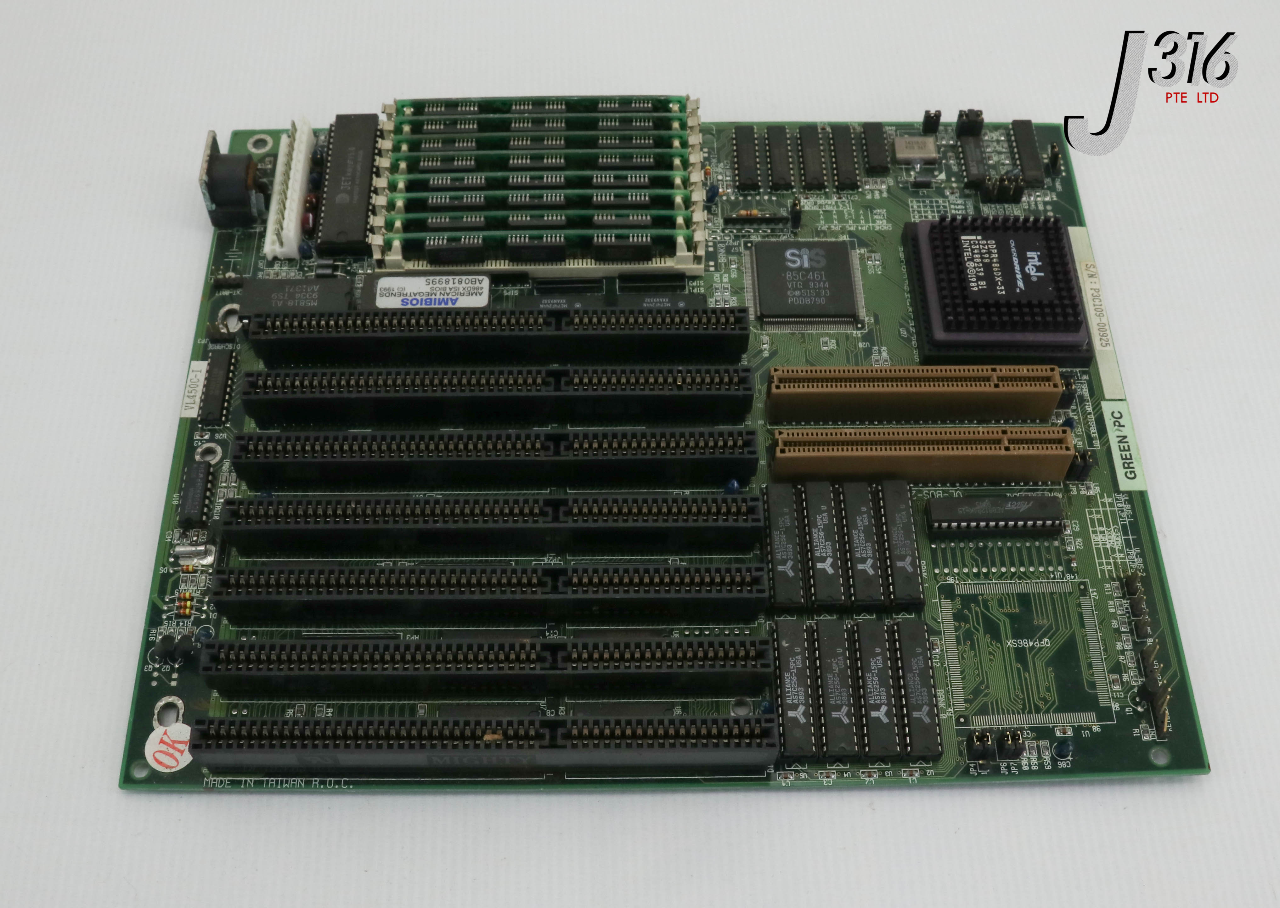 25076 J-BOND PCB, MOTHERBOARD, ODPR486DX-33 VL450C-I | eBay